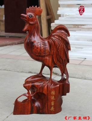越南紅木生肖雞擺件 傳統(tǒng)工藝與吉祥寓意的完美融合